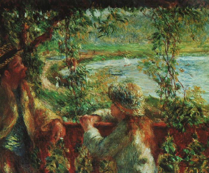 Pierre Renoir Near the Lake Spain oil painting art
